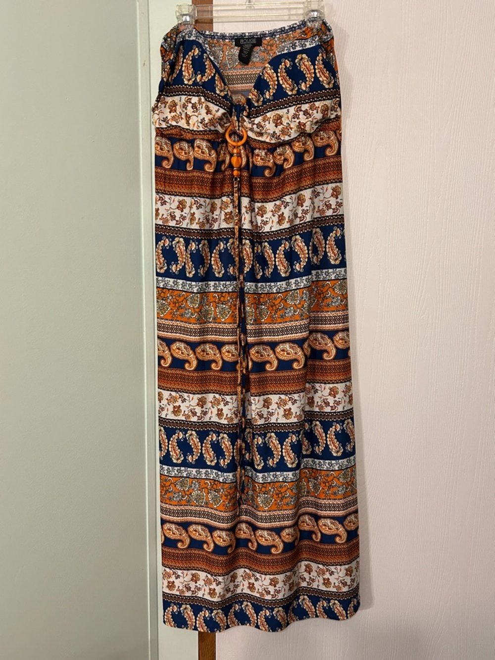 Rogue Collection Boho Paisley Maxi Dress Size 3X